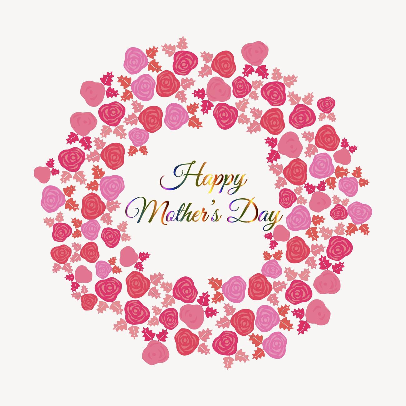 Happy Mother's Day clipart, Spring