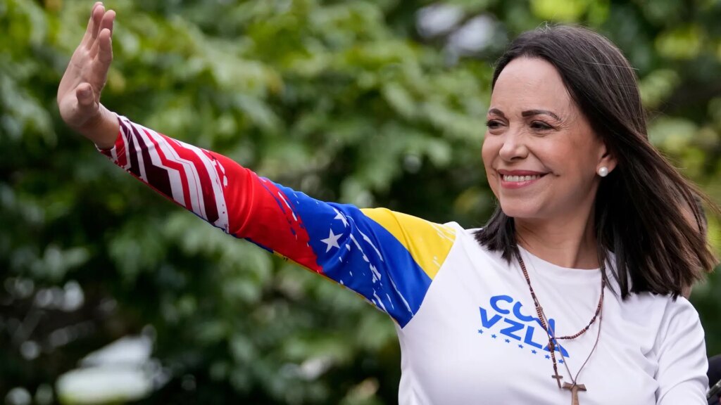 Machado pide la liberación del yerno de Edmundo González Urrutia y de "cada uno de los presos políticos" de Venezuela