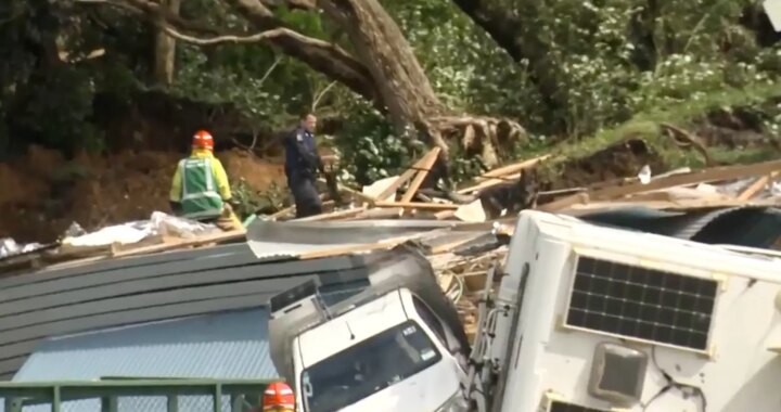 Un deslizamiento de tierra arrasa un camping en Nueva Zelanda y deja varios desaparecidos