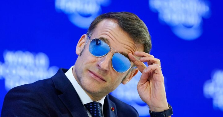 Las gafas de Macron en Davos causan furor: qué marca las fabrica y cuánto cuestan