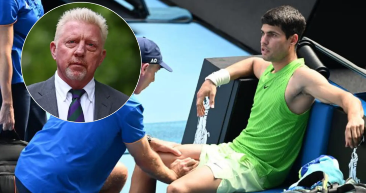 Becker, leyenda del tenis, sobre la atención médica a Carlos Alcaraz: "Zverev tiene toda la razón, cualquiera se habría enfadado"