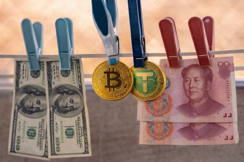 Redes chinas dominan el lavado de dinero con cripto: USD $82.000 millones en juego
