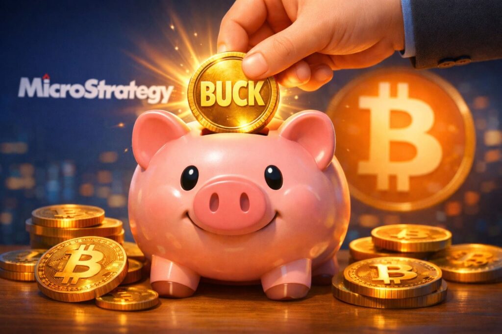 Token Buck como moneda de ahorro vinculada a Bitcoin y Strategy