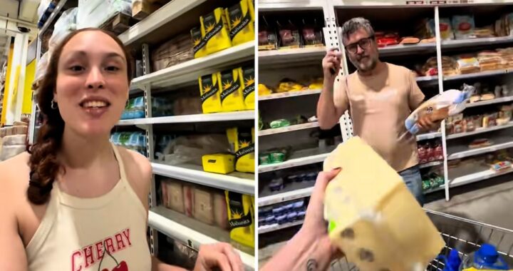 “Todo lo que pido me lo compra”: puso a prueba a su papá en el supermercado y el video sorprendió en las redes