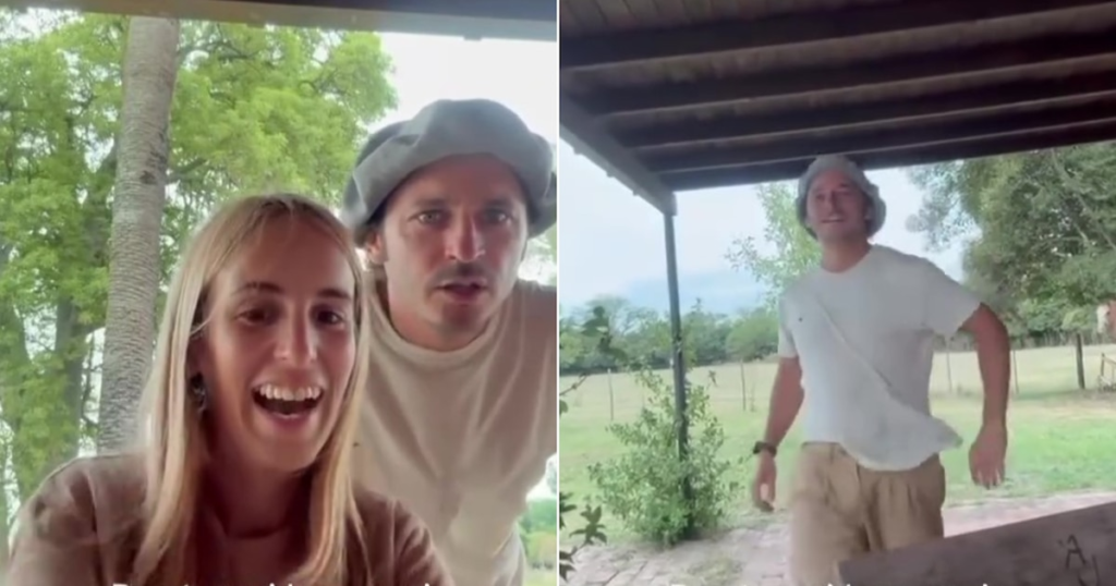 Se enteró que iba a ser papá de un varón y su reacción se volvió viral