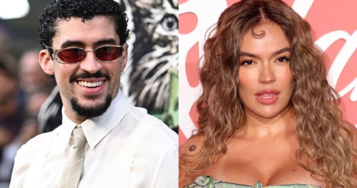 Karol G acompañó a Bad Bunny en su último show en Medellín