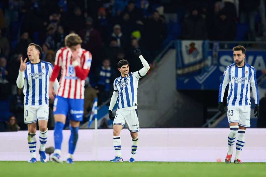 El Atlético se estanca contra la Real de Matarazzo