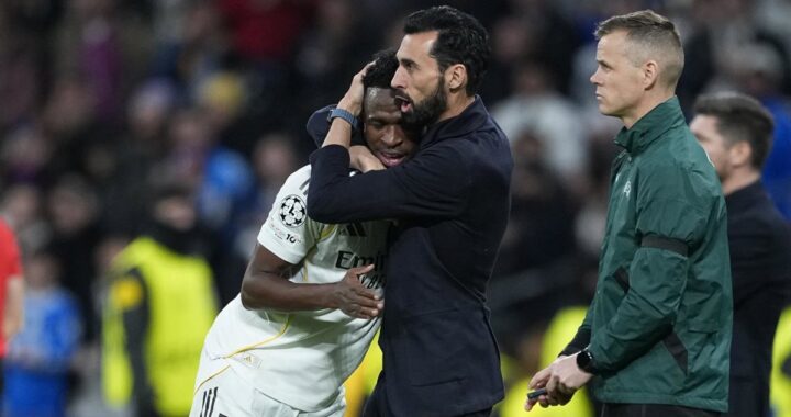 Vinícius lidera al Real Madrid en una goleada balsámica