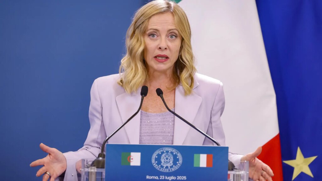 Meloni ve un "error" la amenaza de Trump de nuevos aranceles a los aliados europeos por Groenlandia y se ofrece a mediar