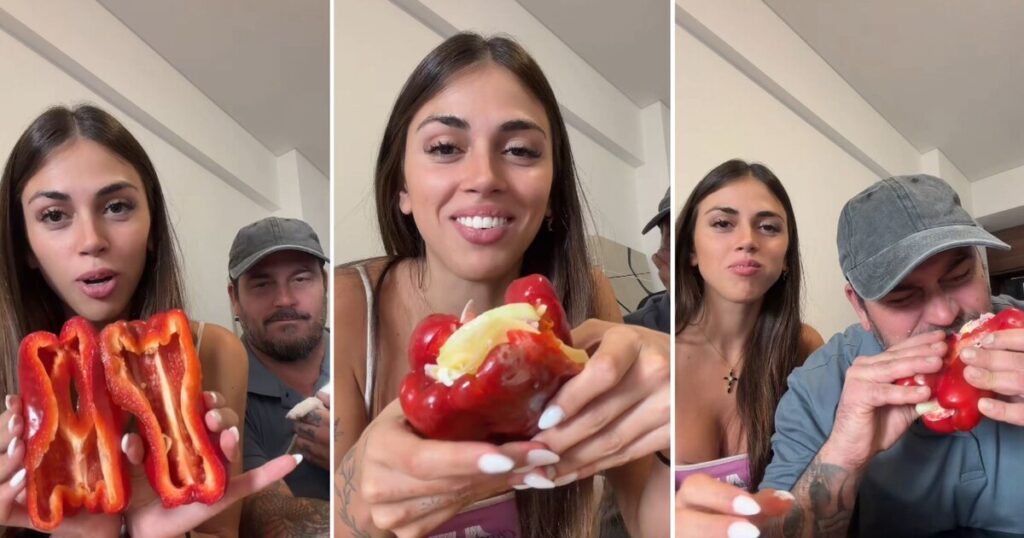 El sándwich de morrón: la tendencia del verano que desató debate en las redes sociales