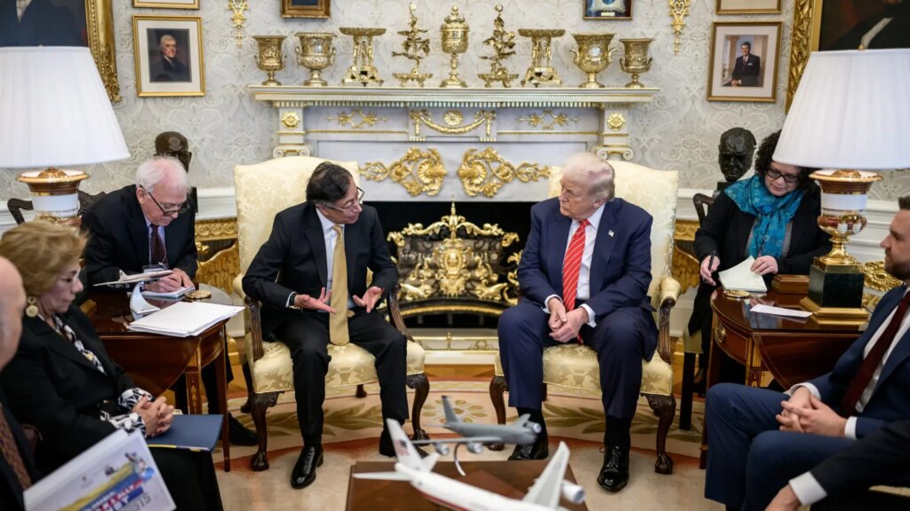 Trump y Petro se reúnen en la Casa Blanca tras más de un año de desencuentros