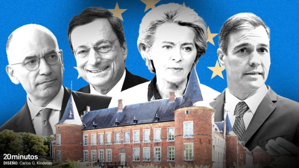 Los líderes de la UE se citan hoy en un castillo para abordar la "Europa a dos velocidades" que desea Von der Leyen y respalda España