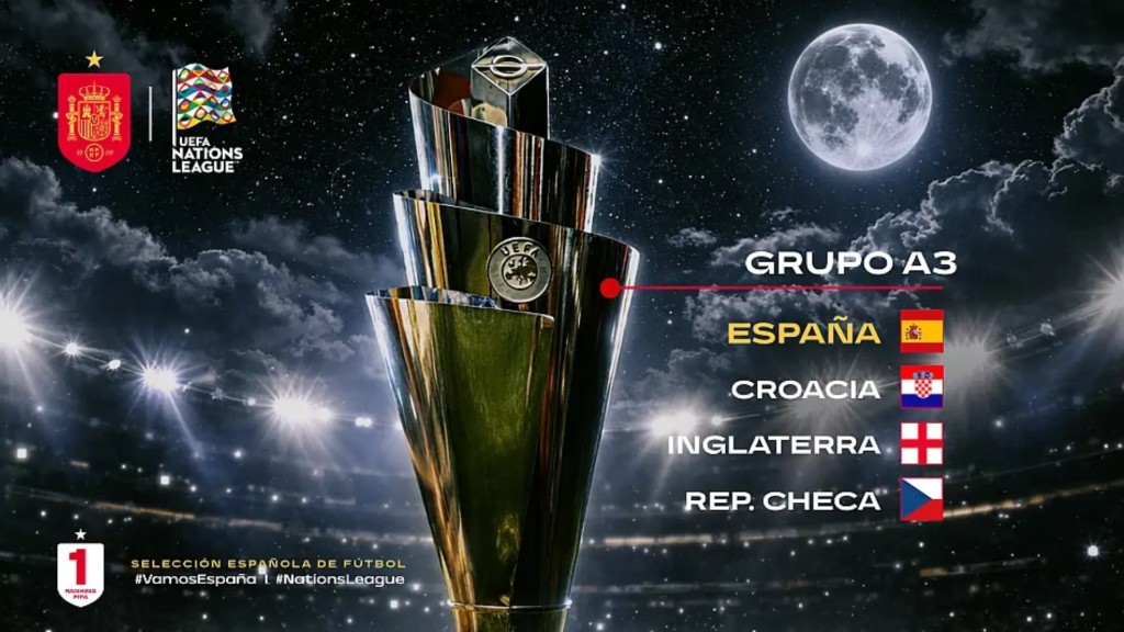 Durísimo grupo para España en la Nations League
