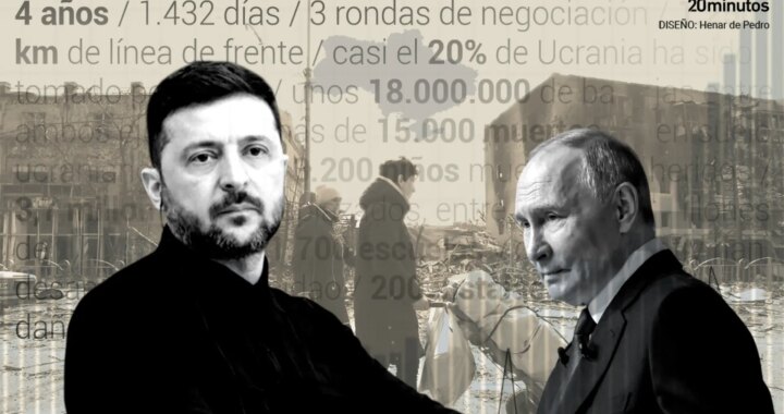 Cuatro años de guerra en Ucrania: este es el balance en cifras de los casi 1.500 días de la invasión rusa