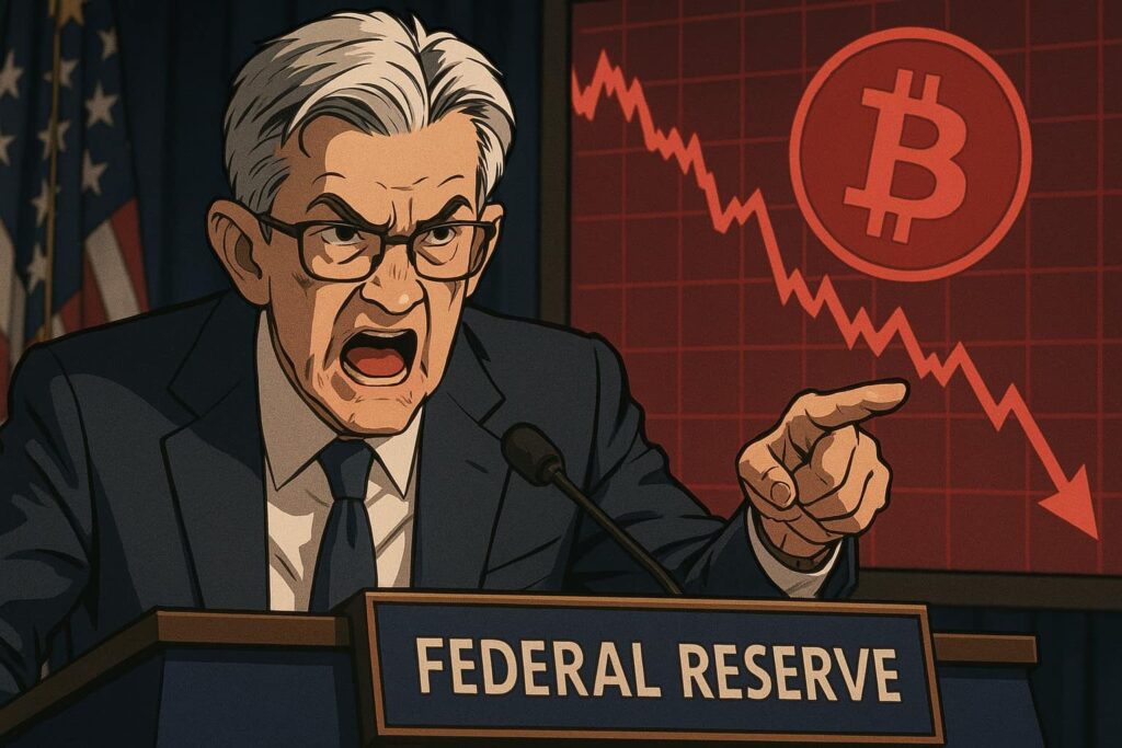 Bitcoin cae a USD $66.000 tras minutas de la FED que frenan recortes de tasas y sugieren alzas