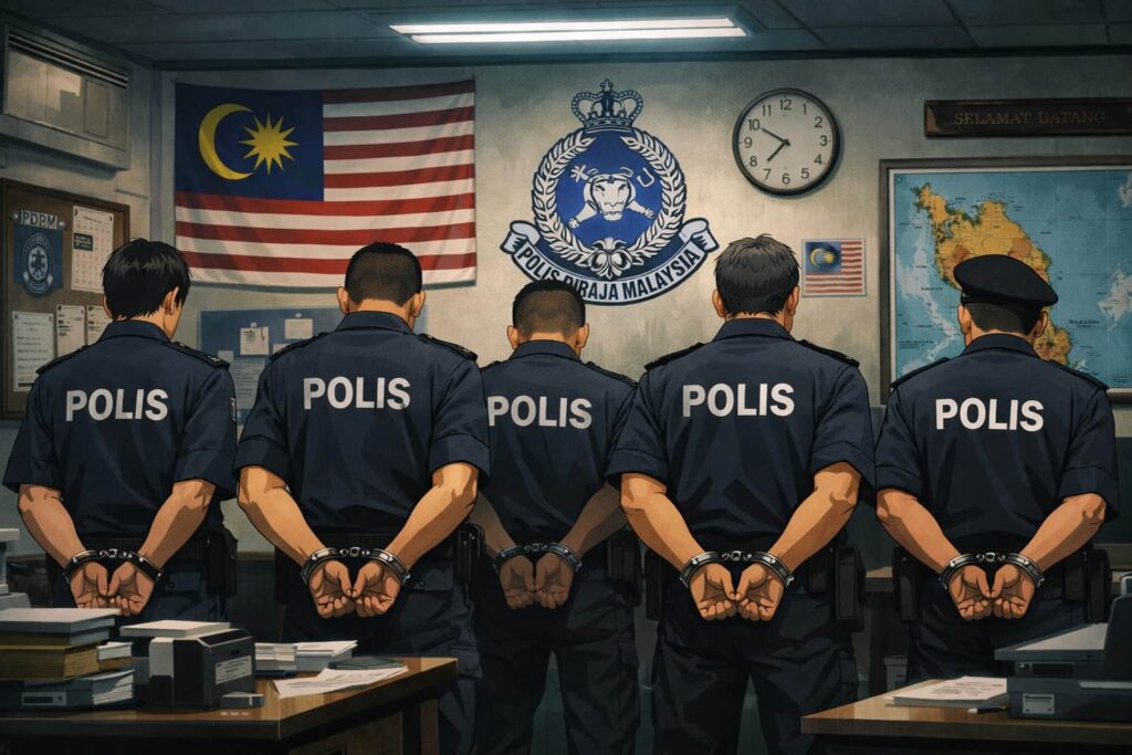 Malasia arresta a 12 oficiales de la policía por saquear criptomonedas a extranjeros