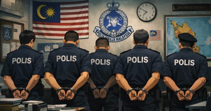 Malasia arresta a 12 oficiales de la policía por saquear criptomonedas a extranjeros