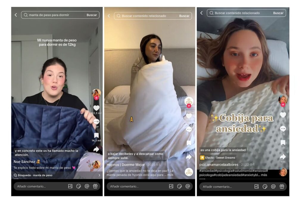 Las mantas de 10 kilos virales en TikTok: ¿realmente son como un abrazo que calma la ansiedad y el insomnio? | Salud y bienestar