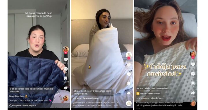 Las mantas de 10 kilos virales en TikTok: ¿realmente son como un abrazo que calma la ansiedad y el insomnio? | Salud y bienestar
