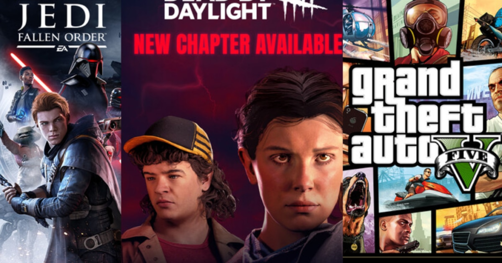 Steam rebaja más de 50 juegos con descuentos: GTA 5, Stranger Things y Star WarsOtros títulos en descuento son Fallout 76, Final Fantasy VII, Doom Eternal, 7 Days to Die, Berry Bury Berry, entre otros