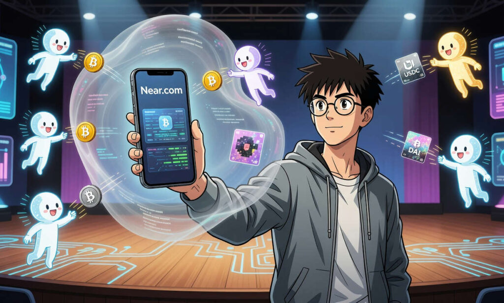 NEAR lanza Near.com, una super app cripto con IA y modo confidencial