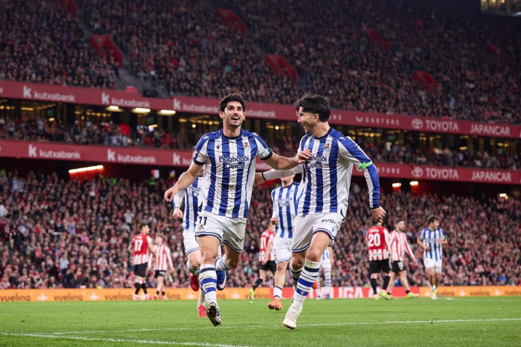 San Mamés reparte el derbi por golazos y el Betis se pone quinto