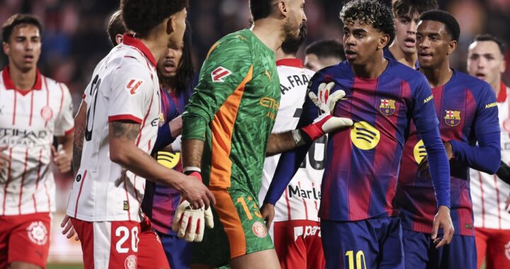 El Barça se deja el liderato en Montilivi