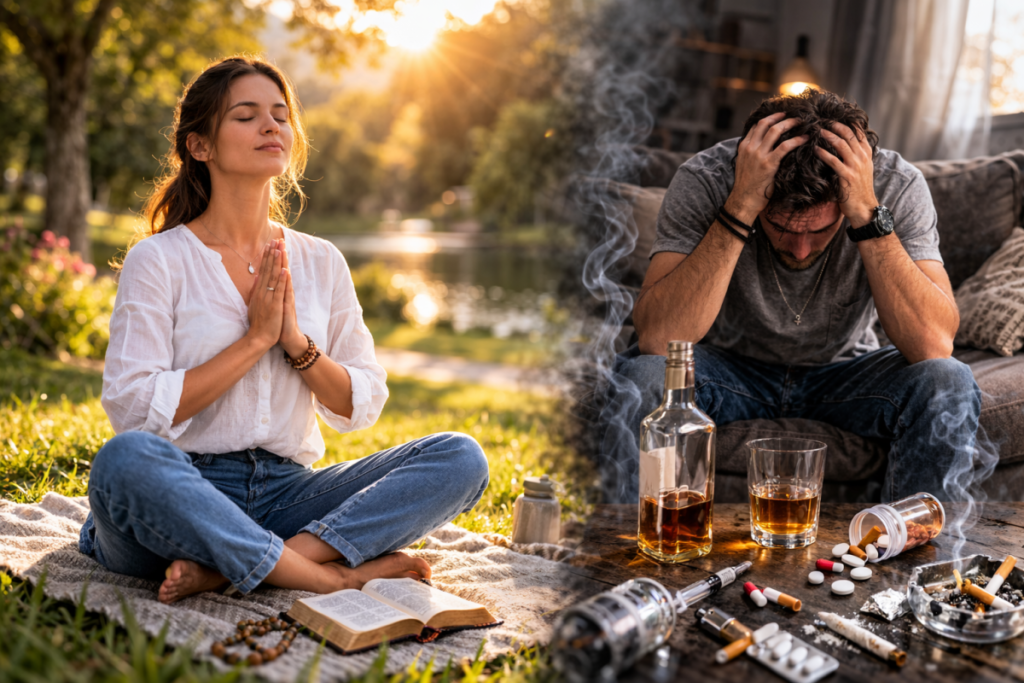 Estudio en JAMA Psychiatry vincula la espiritualidad con menor consumo de alcohol y drogas