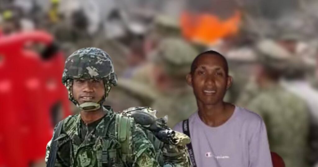 Rafael Guerra, el soldado bolivarense que murió en el accidente aéreo en Putumayo