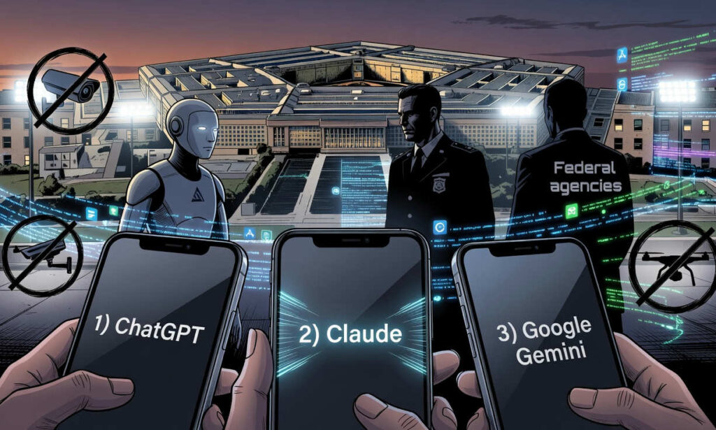 Claude sube al No. 2 en App Store tras choque de Anthropic con el Pentágono