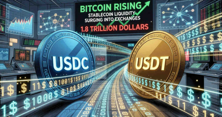 USDC supera a USDT y eleva volumen mensual de stablecoins a un récord de USD $1,8 billones