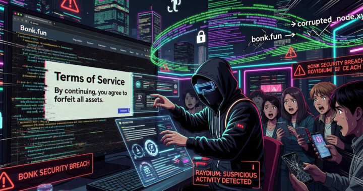 Bonk.fun sufre secuestro de dominio y hackers instalan un drainer cripto