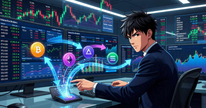Interactive Brokers habilita transferencias cripto directas y baja costos para sus clientes