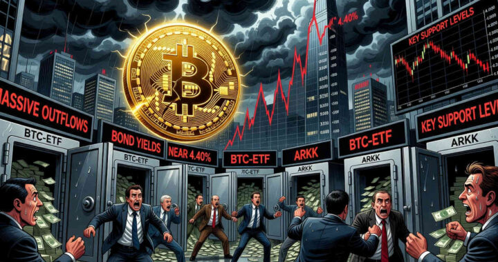 Bitcoin sufre presión tras salida de USD $171,2 millones de los ETF en EEUU