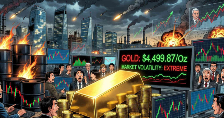 Oro rebota sobre USD $4.500 mientras la guerra con Irán agrava temor inflacionario