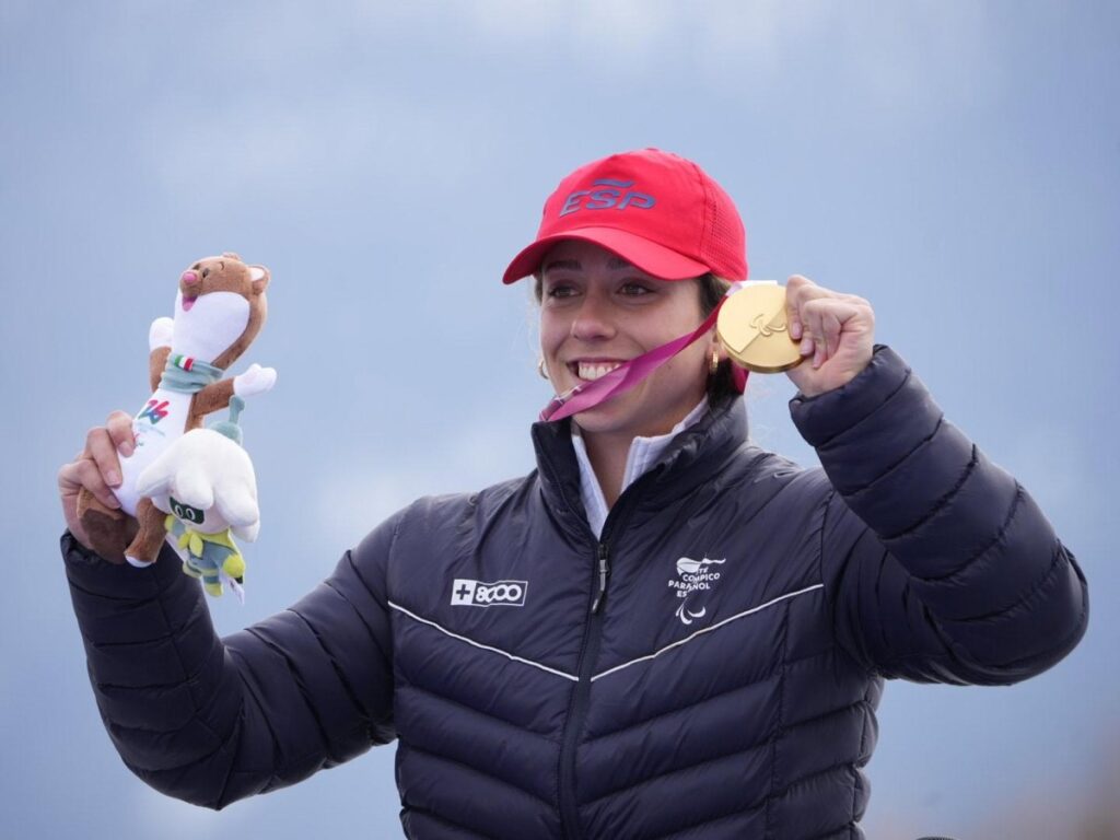 Audrey Pascual, campeona paralímpica de supergigante