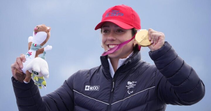 Audrey Pascual, campeona paralímpica de supergigante