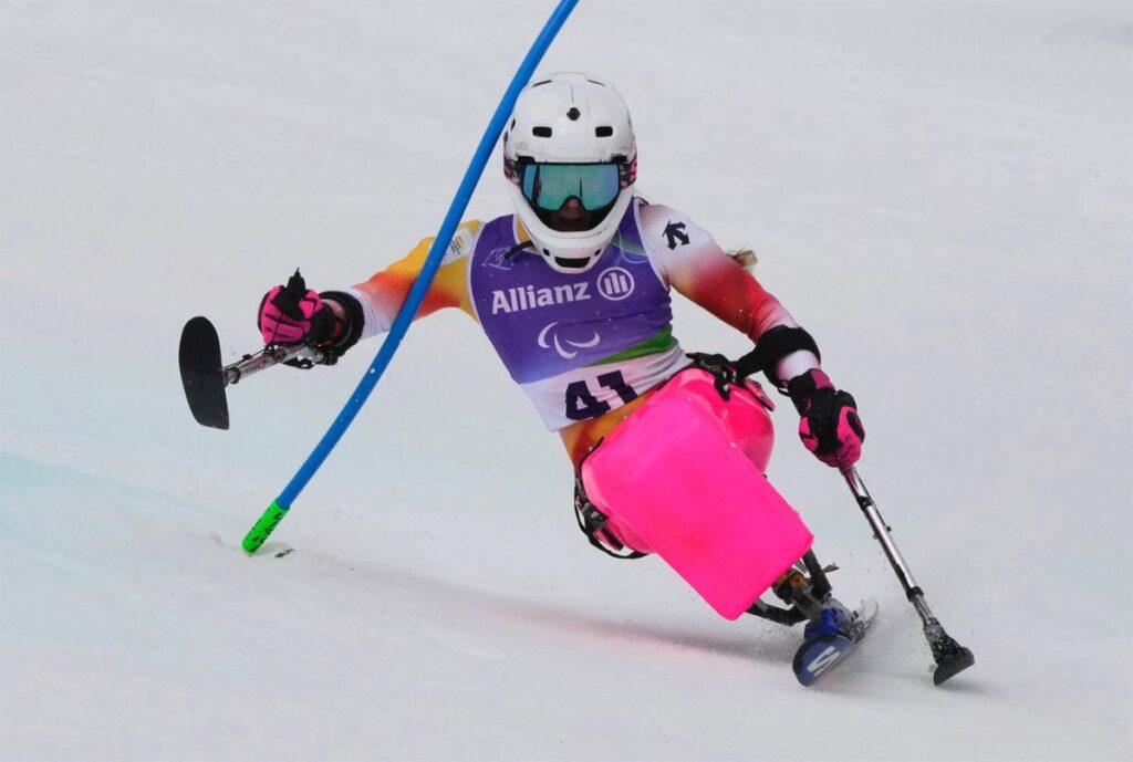 Audrey Pascual domina la primera manga del eslalon y peleará por su cuarta medalla en Milán-Cortina