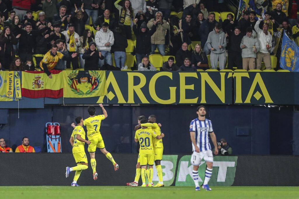 La pegada del Villarreal desmonta a la Real en 20 minutos