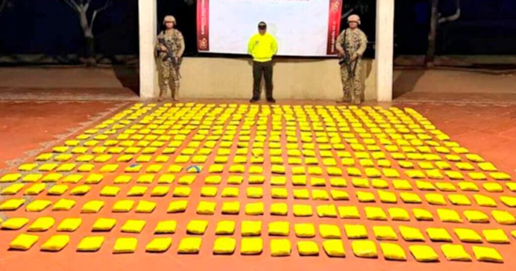 Incautan más de 250 kilos de marihuana escondidos en una vivienda