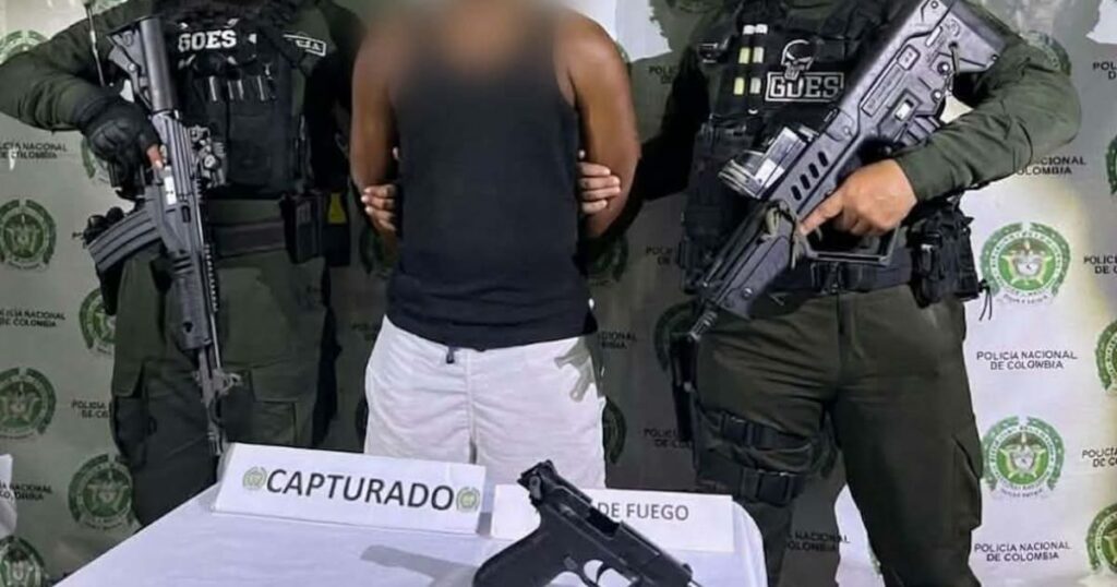 así terminó capturado ‘Campanita’ por la Policía en Bolívar