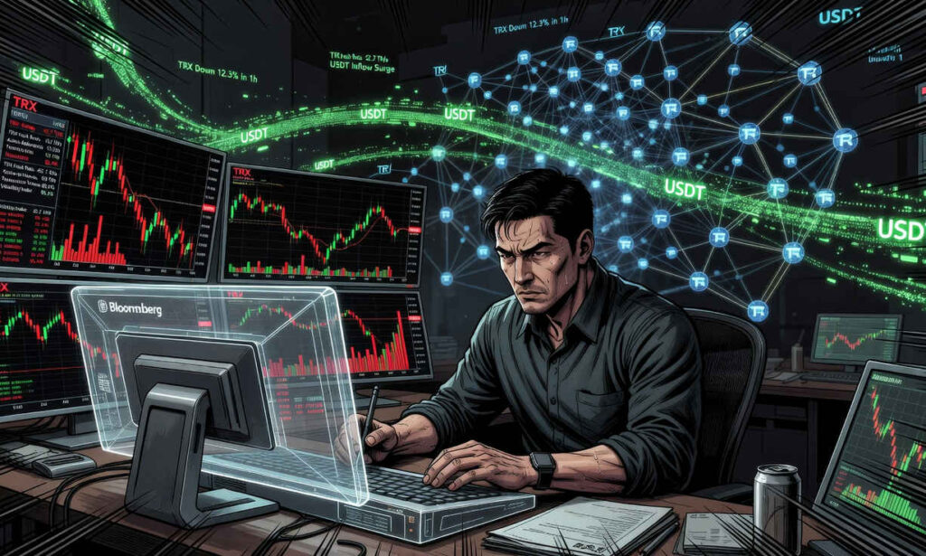 Tron (TRX) mantiene estabilidad en USD $0,319 pese a corrección desde ATH