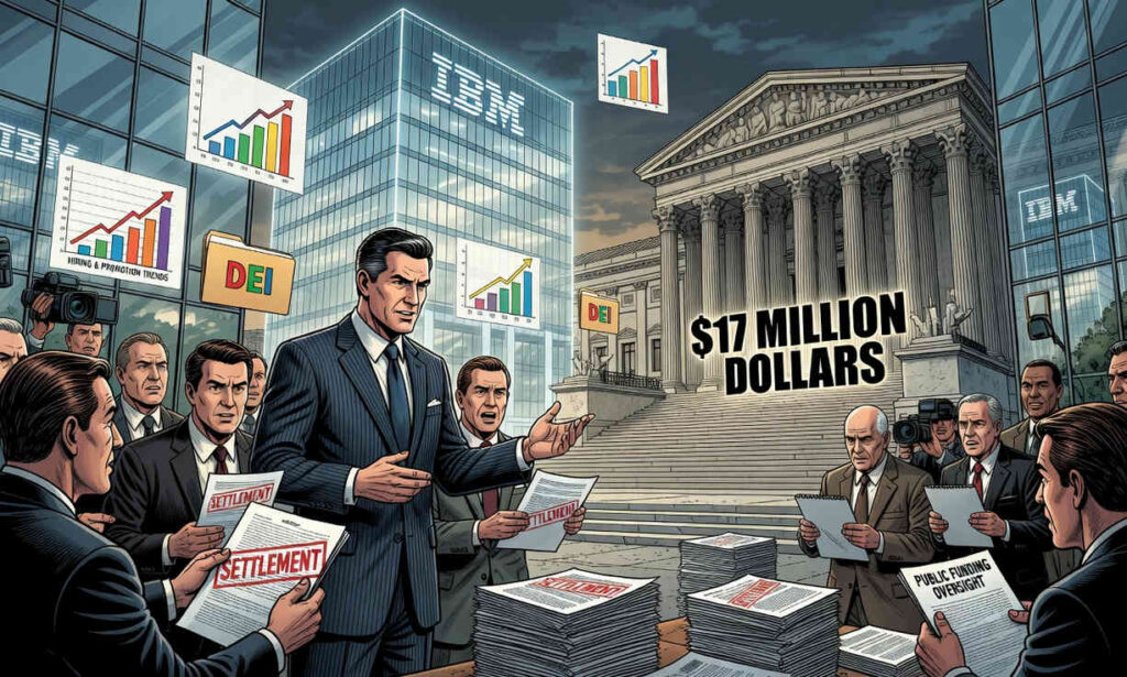 IBM paga USD $17 millones para cerrar demanda del DOJ por programas DEI