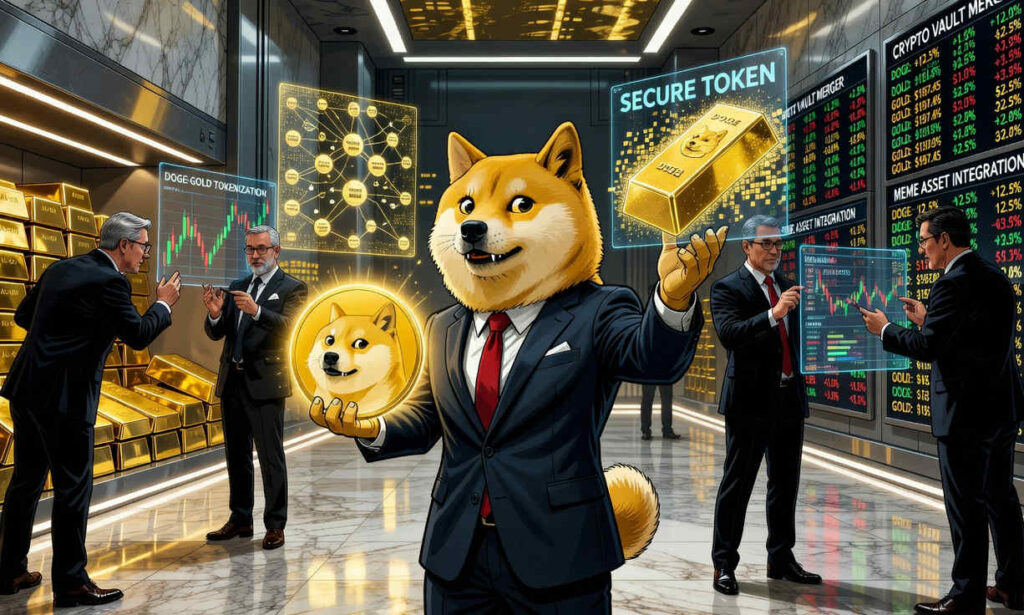 Empresa inspirada en Dogecoin se suma a la fiebre del oro tokenizado