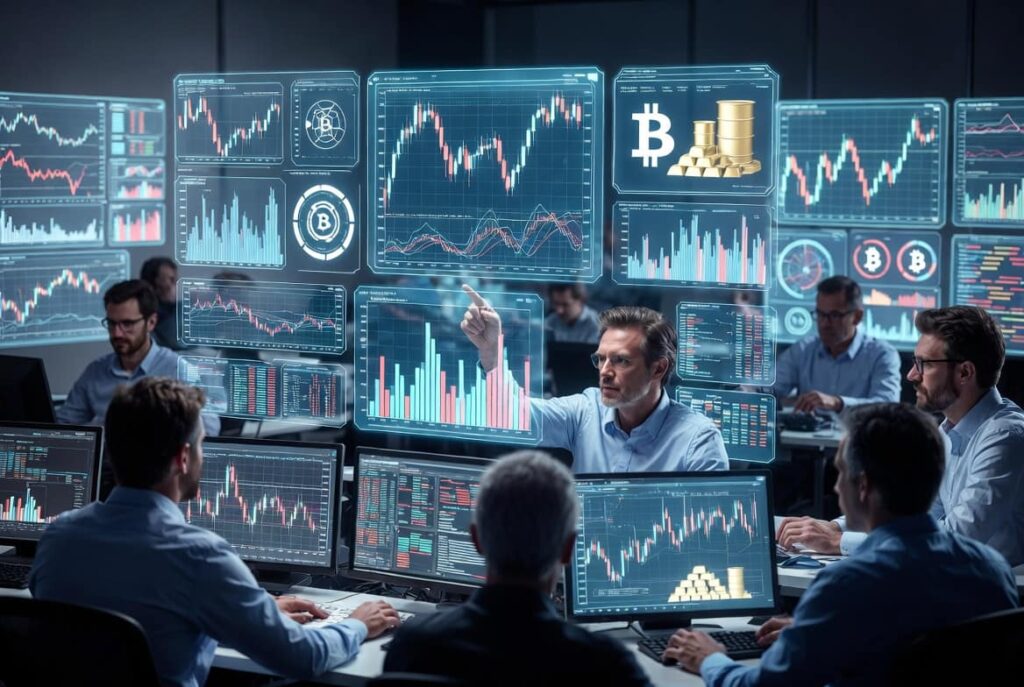 Fondos de cobertura cripto migran hacia petróleo y oro en mercados 24/7