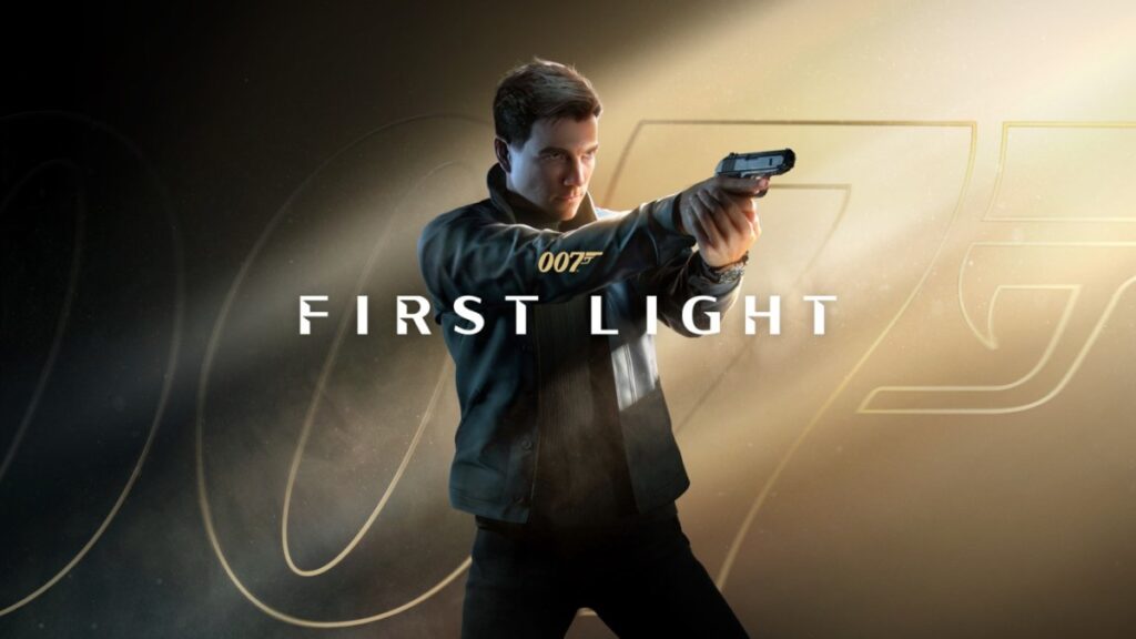 Captura de '007 First Light' mostrando al joven James Bond en una misión de sigilo con gadgets de Q y un villano al acecho