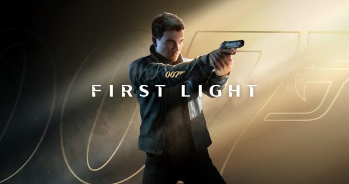Captura de '007 First Light' mostrando al joven James Bond en una misión de sigilo con gadgets de Q y un villano al acecho