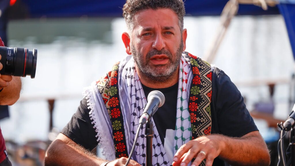 Activistas de la Flotilla en una imagen de archivo, denunciando torturas en cárcel israelí