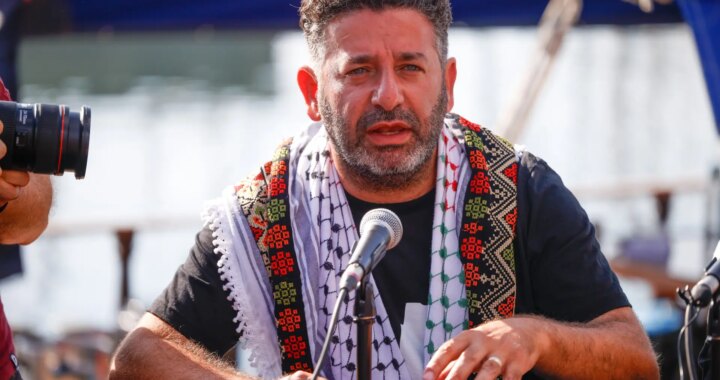 Activistas de la Flotilla en una imagen de archivo, denunciando torturas en cárcel israelí