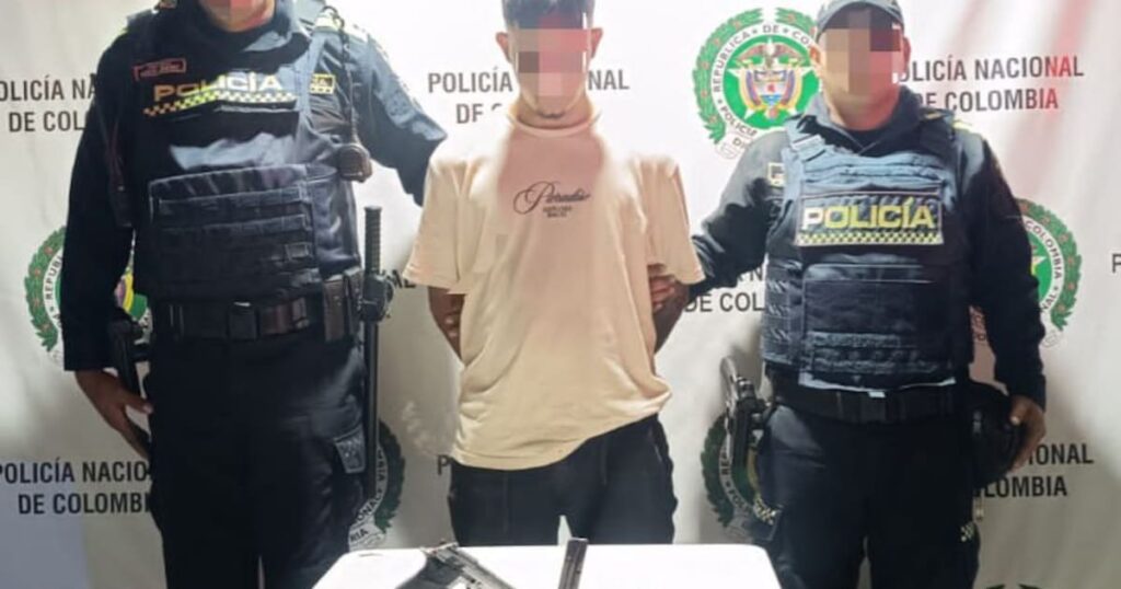 Policía Metropolitana de Santa Marta en operativo de captura de un hombre prófugo